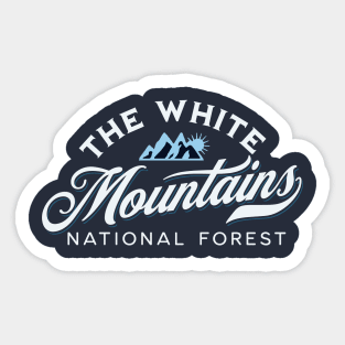 The white mountains Sticker